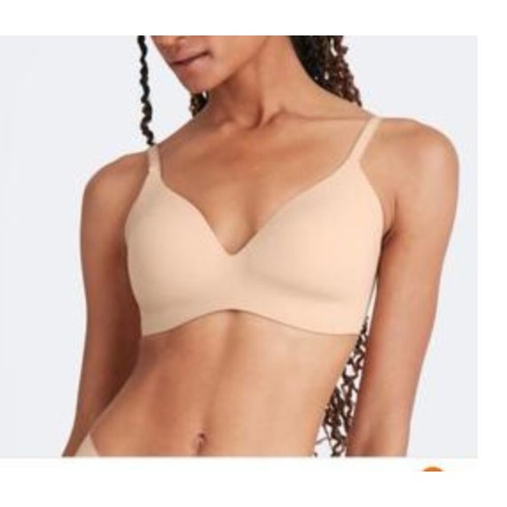 ~NEW tags! Knix 30A Wingwoman Contour Bra Warm Sand Soft Nude Tan Wireless Comfy